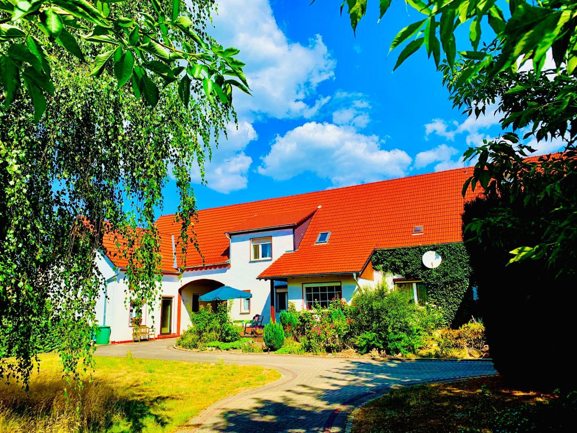 Top-Moderne Ferienwohnung Und Apartments Auf Frueherem Wunderschoenen Bauernhof Im Elbe-Elster-Kreis In Brandenburg Bei Herzberg-Elster, Schoenewalde, Holzdorf Buitenkant foto